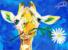 Pintoo Puzzle 1200 pieces: NiJiSuKe. Margarita Giraffe