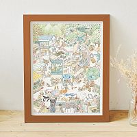 Pintoo Puzzle 1200 pieces: Jhú Gong Fán Hua. Explore the market!