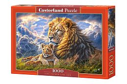 Puzzle Castorland 1000 pieces: Lions: father and son