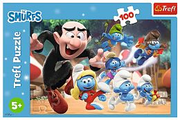 Trefl 100-piece Puzzle: The Teachings of Papa Smurf