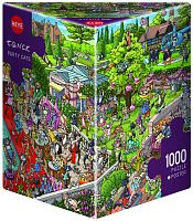 Puzzle Heye 1000 pieces: Cat party