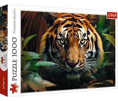 Trefl 1000 Pieces Puzzle: Wild Tiger