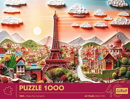 Trefl Puzzle 1000 pieces: 40 years of Trefl - Paris