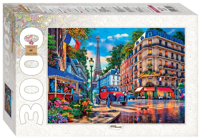 Jigsaw Step puzzle 3000 pieces: Paris. France 85023