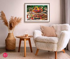 Cherry Pazzi Puzzle 1000 pieces: Fruit Cake