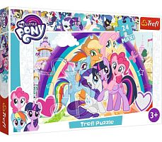 Maxi Trefl Puzzle 24 pieces: Happy Ponies