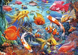 Puzzle Trefl 1060 details: Underwater life