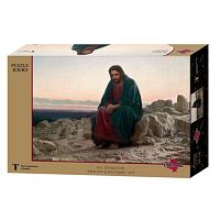 Stella puzzle 1000 pieces: Kramskoy I. N. Christ in the desert