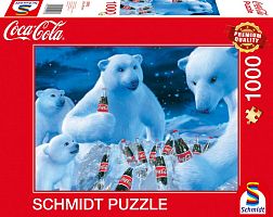 Schmidt 1000 Piece Puzzle: Coca Cola Polar Bears