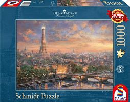 Schmidt puzzle 1000 pieces, Thomas kinkade. The city of love Paris