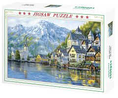 Royaumann 1000 pieces Puzzle: A city on the shore