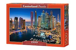 Puzzle Castorland 1500 details: the Dubai skyline