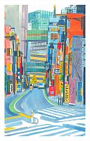 Pintoo 1000-piece puzzle: Grace Helmer. Japanese Street