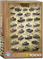 Puzzle Eurographics 1000 pieces: Tanks of world war II