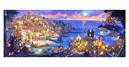 Pintoo 1000-piece puzzle: A corner of the world. The dream of the Mediterranean Sea