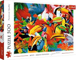 Trefl puzzle 500 pieces: Colored bird