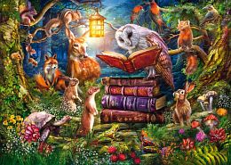 Schmidt 1000-piece Puzzle: Bedtime Stories in the Woods
