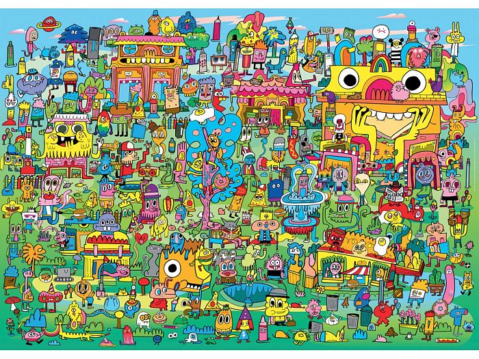Heye 1000 Pieces Puzzle: Monster Town 29936