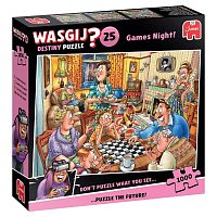 Jumbo 1000 pieces Puzzle: Wasgij. Game Night (Destiny 25)