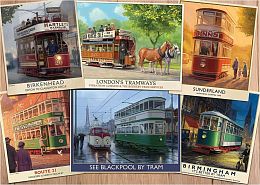 Falcon 1000 Pieces Puzzle: Vintage Trams