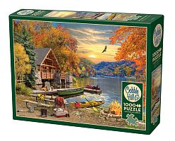 Cobble Hill 1000 Pieces Puzzle: Relaxing by the lake