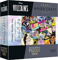 Wooden Trefl Puzzle 1000 pieces: Rally of Villains