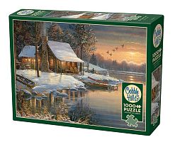 Cobble Hill 1000 Pieces Puzzle: Winter on the lake