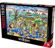 Anatolian 1500 Pieces Puzzle: European World