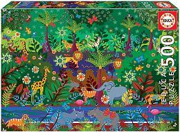 Educa 500 Puzzle Pieces: Jungle