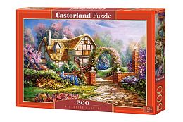 Puzzle Castorland 500 details: a lovely Garden