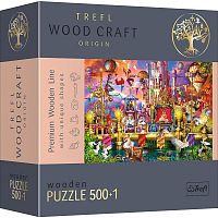 Wooden Trefl Puzzle 500 +1 details: A magical world