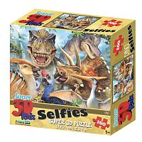 Prime 3D puzzle 100 pieces: Dinosaurs selfie