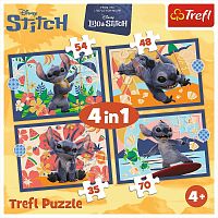 Trefl 35#48#54#70 puzzle pieces: Lilo and Stitch. Vacation in Hawaii