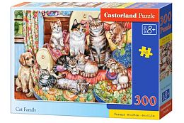 Castorland jigsaw puzzle 300 pieces: Family of kittens