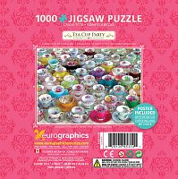 Eurographics 1000 Pieces Puzzle: Tea cups (metal box)