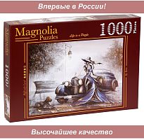 Magnolia 1000 Pieces Puzzle: Lady in Blue