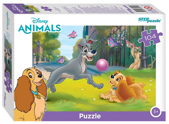 Puzzle Step 104 details: the Pets of the Disney 82210