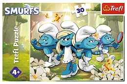 Trefl 30-Piece Puzzle: Adventures of the Smurfs