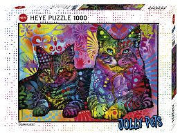 Puzzle Heye 1000 pieces: Cats dedicated