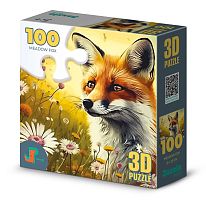 3D Jazzle Puzzle 100 pieces: Meadow Fox