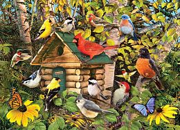 Cobble Hill 1000 Pieces Puzzle: New Autumn Birdhouse
