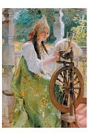 Stella puzzle 1000 pieces: at the spinning wheel