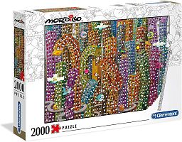 Puzzle Clementoni 2000 details: the Urban jungle