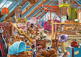 Puzzle Castorland 500 items: Cluttered attic