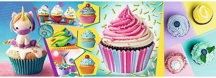 Puzzle Trefl 1000 pieces: Colorful cupcakes TR29045