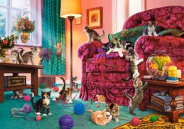 Puzzle Castorland 500 pieces: Naughty kitties
