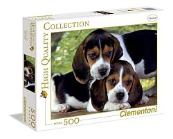 Puzzle Clementoni 500 pieces: Sad puppies