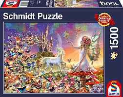 Schmidt puzzle 1500 pieces: The Magical land of fairies