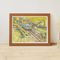 Pintoo Puzzle 1200 pieces: Tadashi Matsumoto. Autumn Garden