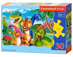 Castorland 30-piece Puzzle: Dinosaur Selfies